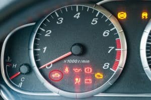 Motor Hills | 13 Reasons Why Your Car Struggles to Start (and DIY Fixes) Instrument cluster showing diagnostic lights with the security light on