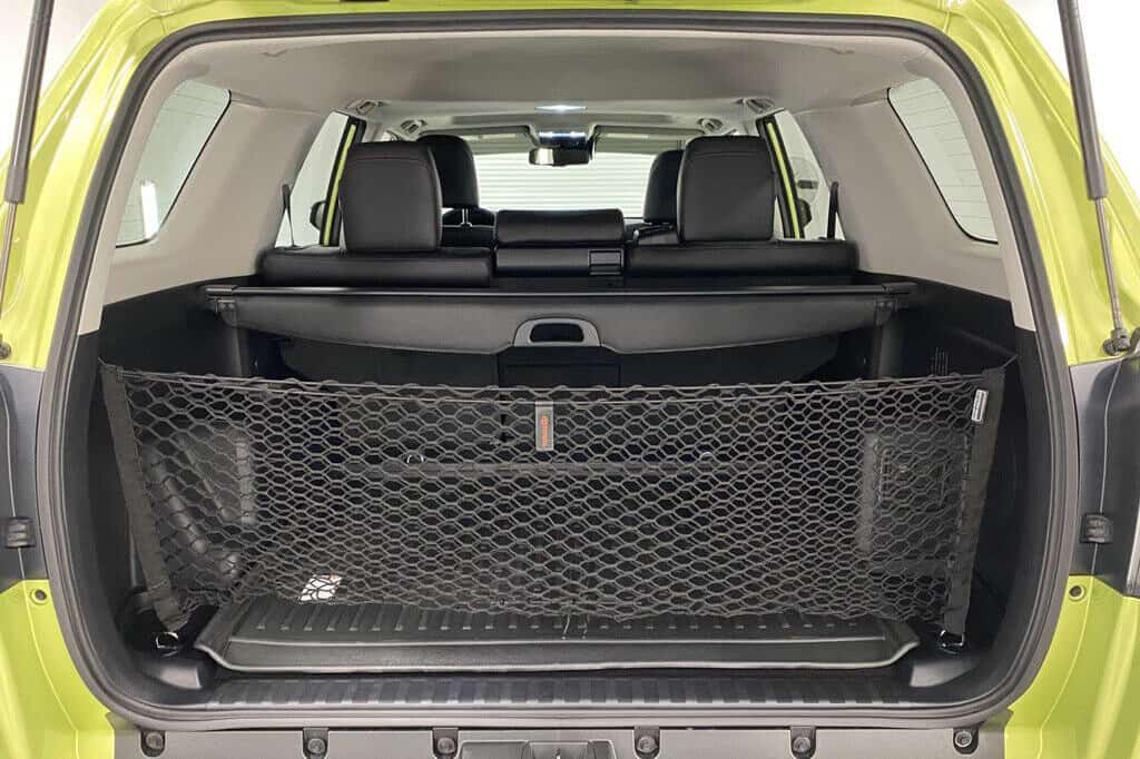 Motor Hills | 4Runner Vs Highlander Off Road: Which Is Better? Cargo Rear view of a 2022 Toyota 4Runner TRD Pro