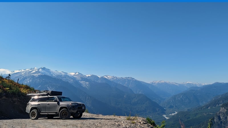 Motor Hills | 4Runner Vs Highlander Off Road: Which Is Better? Toyota 4Runner 4x4 off-road with the Alpine mountains in the background