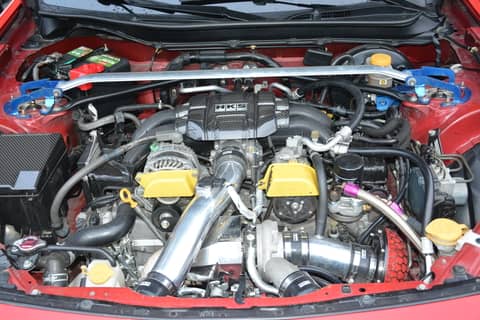 Subaru BRZ open hood