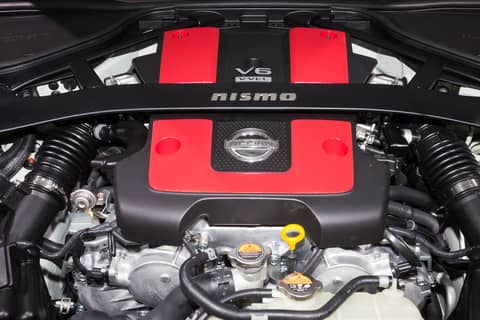 Nissan 370Z open hood