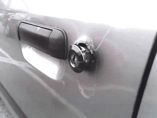 Motor Hills | Recognizing 3 Car Theft Warning Signs to Protect Your Vehicle Tampered Lock due to Car Theft