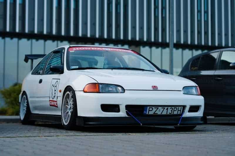 white honda civic