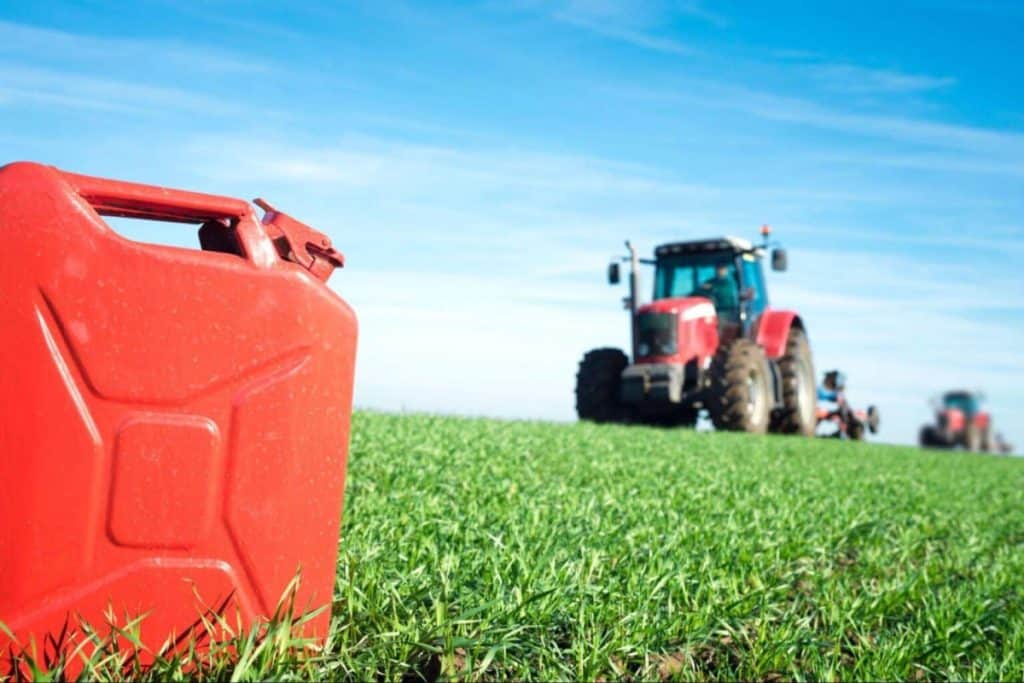 red diesel used in tractors