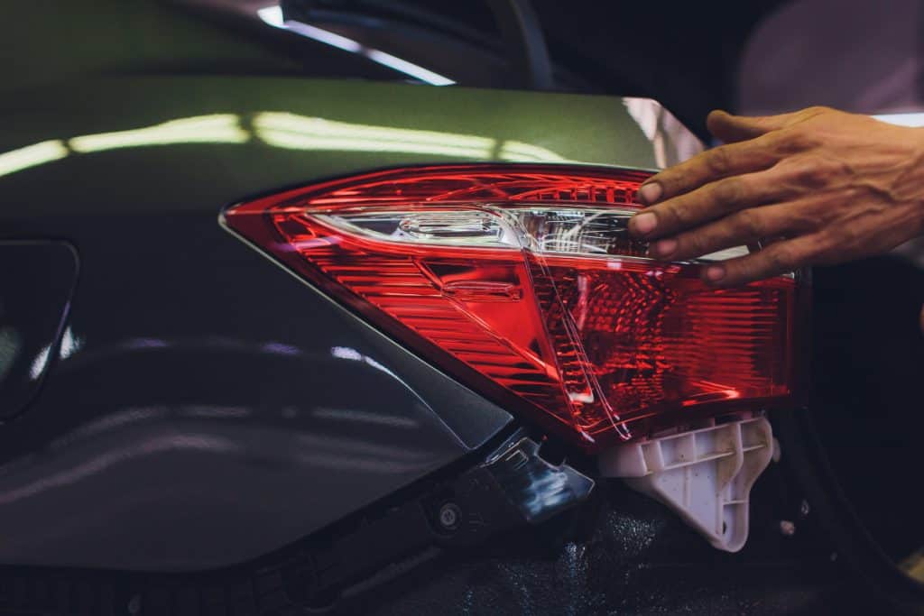 LED lights on tail lights