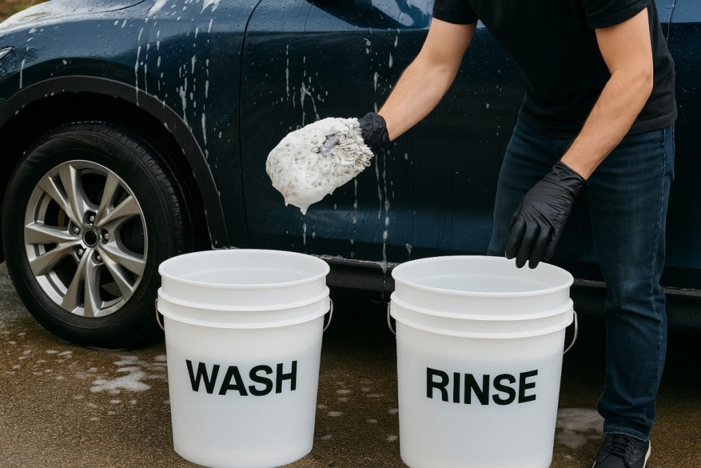 Motor Hills | How to Get a Showroom-Worthy Car Shine at Home 2 bucket wash method