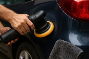 Motor Hills | How to Get a Showroom-Worthy Car Shine at Home machine polishing