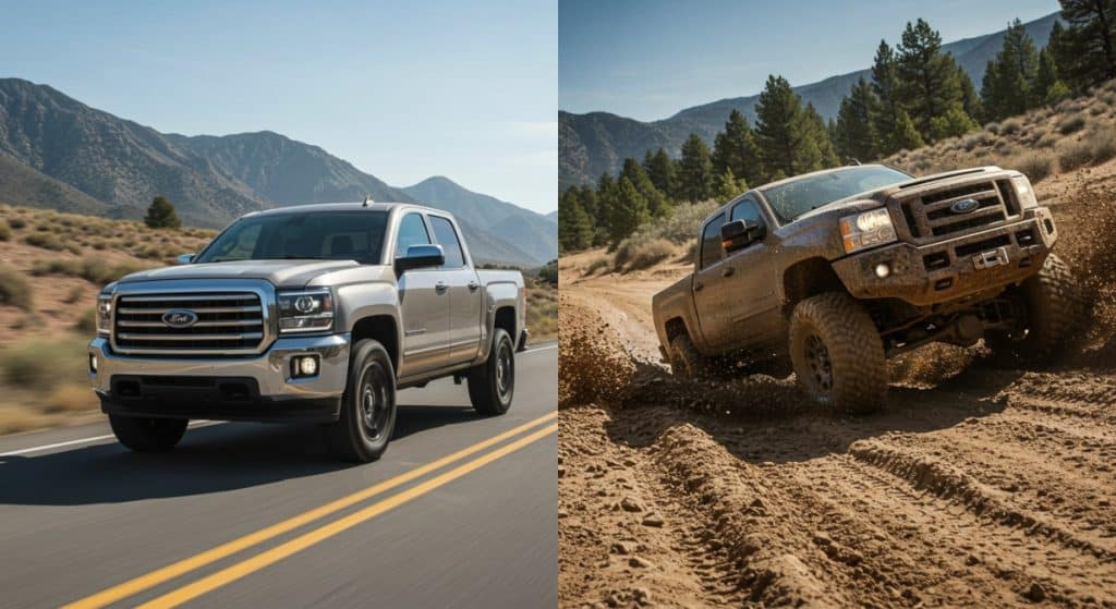 Motor Hills | All-Terrain vs Mud-Terrain Tires: Which Should You Choose for Your Truck? Motor Hills | All-Terrain vs Mud-Terrain Tires: Which Should You Choose for Your Truck?