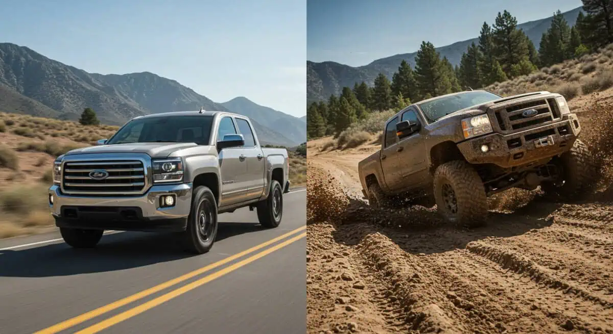 Motor Hills | All-Terrain vs Mud-Terrain Tires: Which Should You Choose for Your Truck?