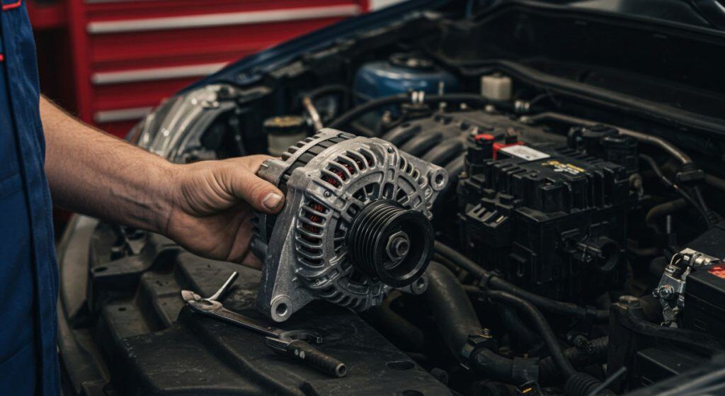 Changing an Alternator and Alternator Bearing