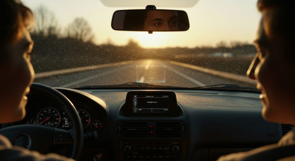 HUD Projecting on the windshield