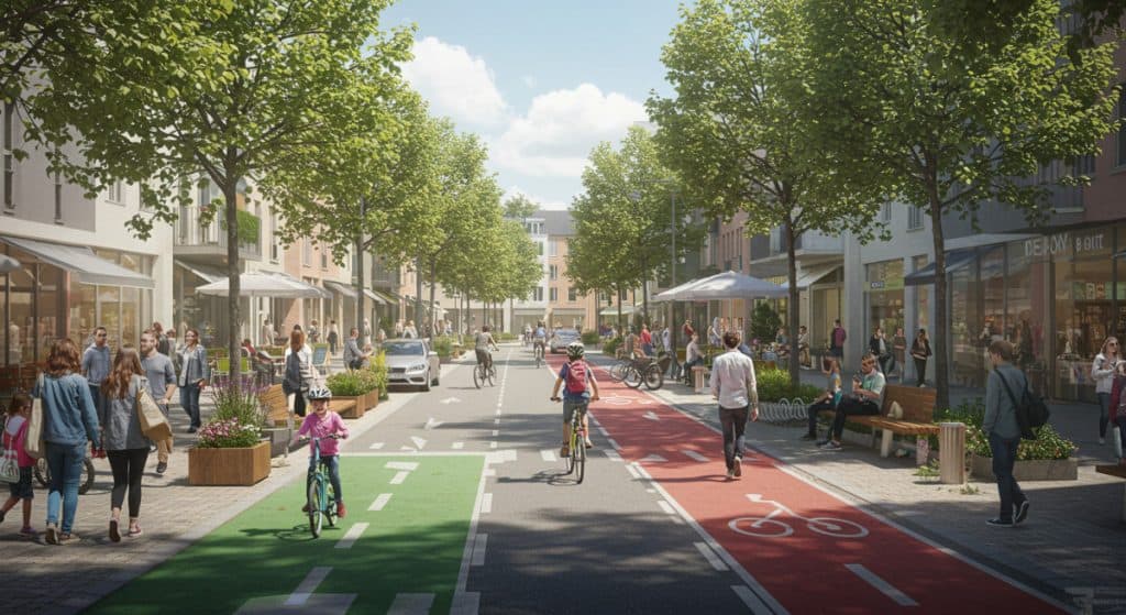 Motor Hills | The Global Shift to Sustainable Mobility: Are We There Yet? cyclist-friendly and pedestrian zones - sustainable mobility