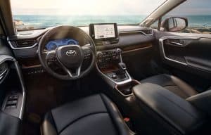 Interior of Rav4