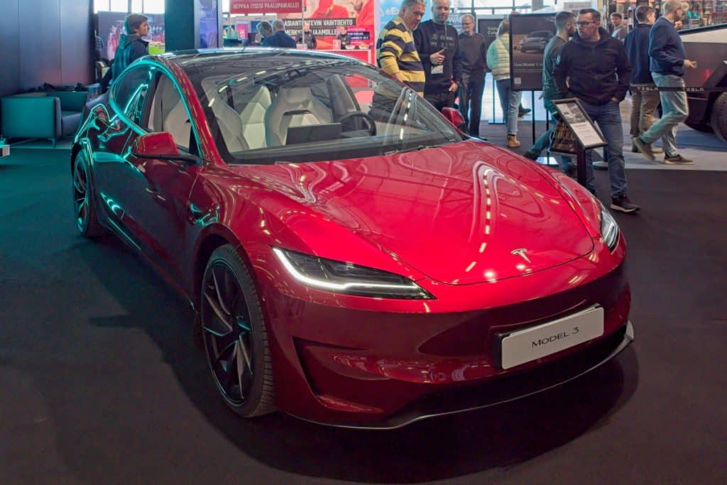Tesla in the list of EV tax credit.