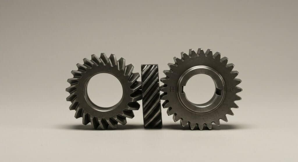 straight cut gears vs helical gears