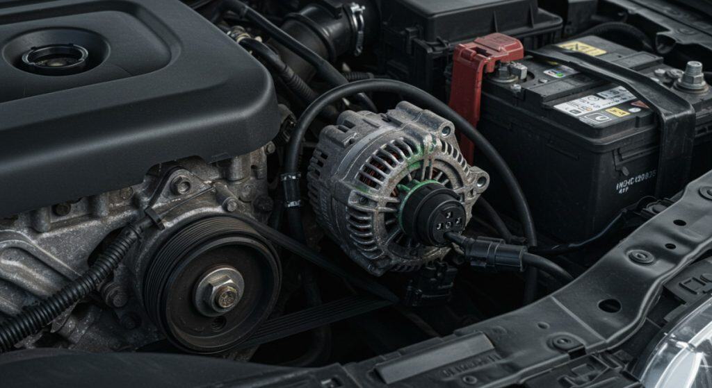 Motor Hills | Why Is My Battery Light On? pop hood off - battery light on