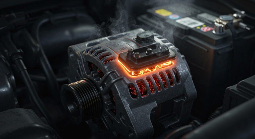Motor Hills | Why Is My Battery Light On? bad voltage regulator - battery light on