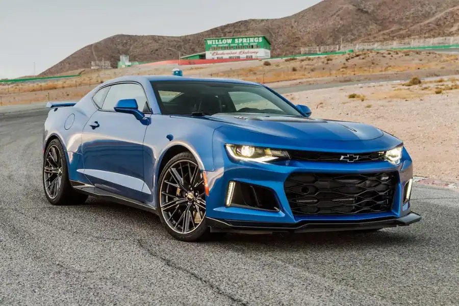 Motor Hills | Mustang or Camaro? Chevrolet camaro on display