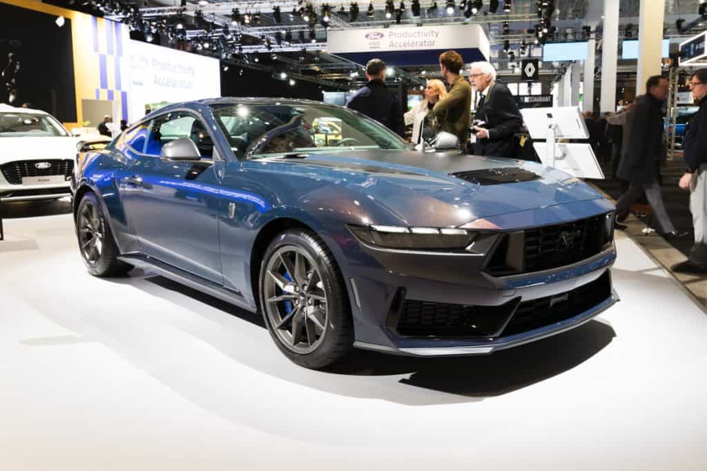 Motor Hills | Mustang or Camaro? Ford Mustang on display