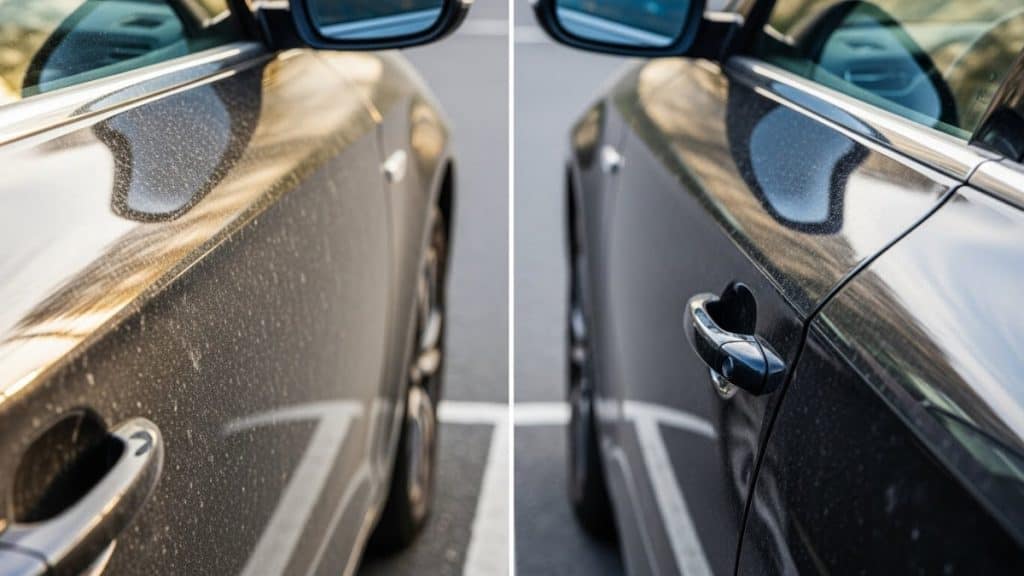 dust repelling between graphene and ceramic coating