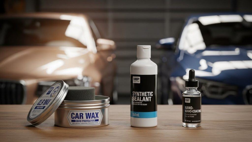 synthetic sealant and car wax