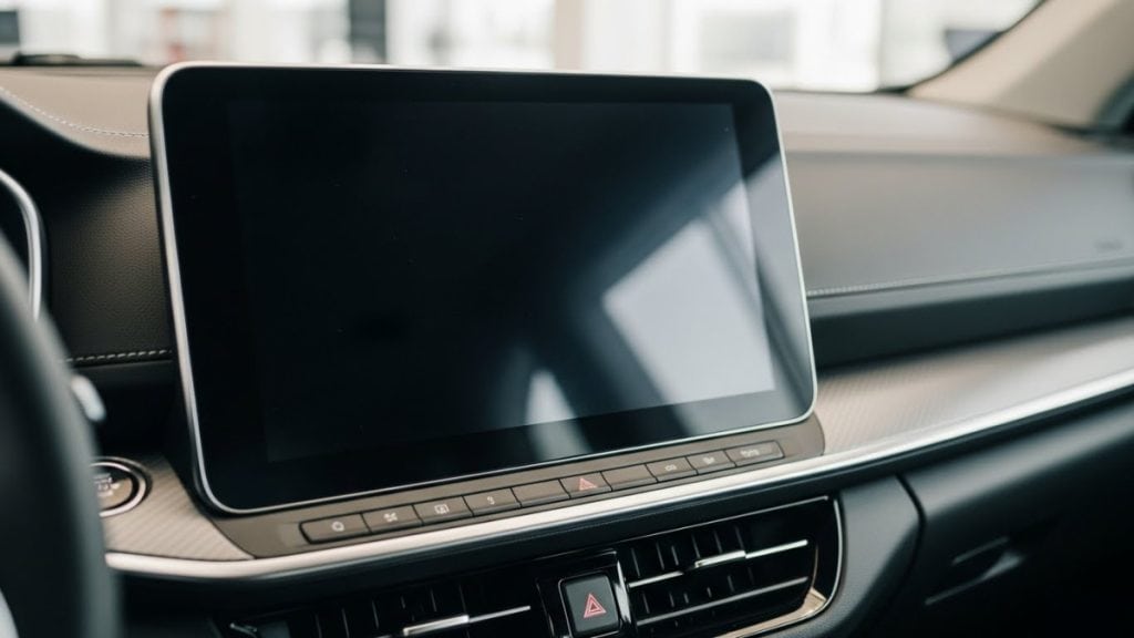 touchscreen in modern vehicles