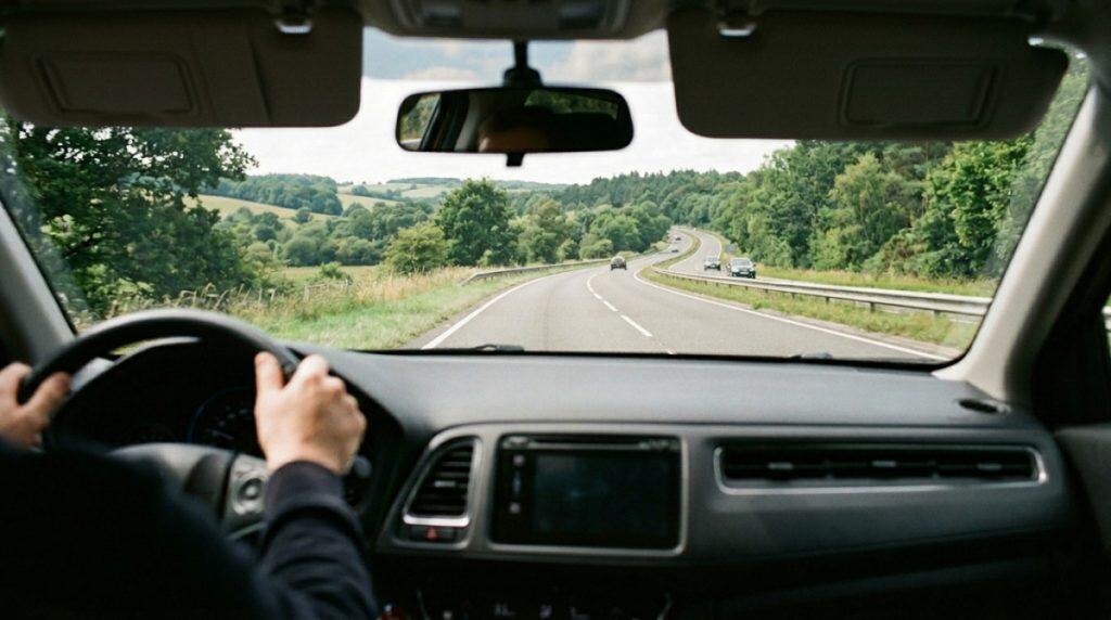 Motor Hills | How to Read an EV Battery Health Report Used EV test drive view showing monitoring of battery behavior with screens not readable