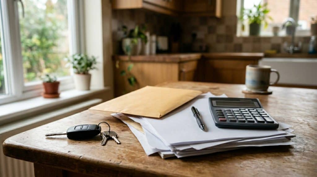 Motor Hills | Why Is My Car Insurance So High Even With Clean Record in 2026? Car keys and an insurance renewal letter on a table suggesting a surprising premium increase