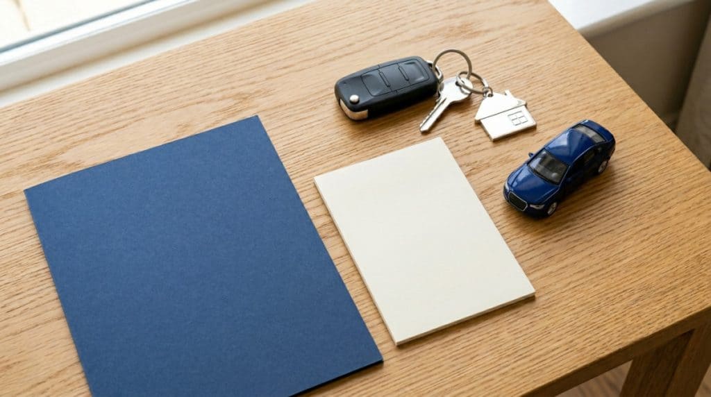 Motor Hills | Why Is My Car Insurance So High Even With Clean Record in 2026? Objects representing insurance pricing factors like location, vehicle, mileage, and coverage choices