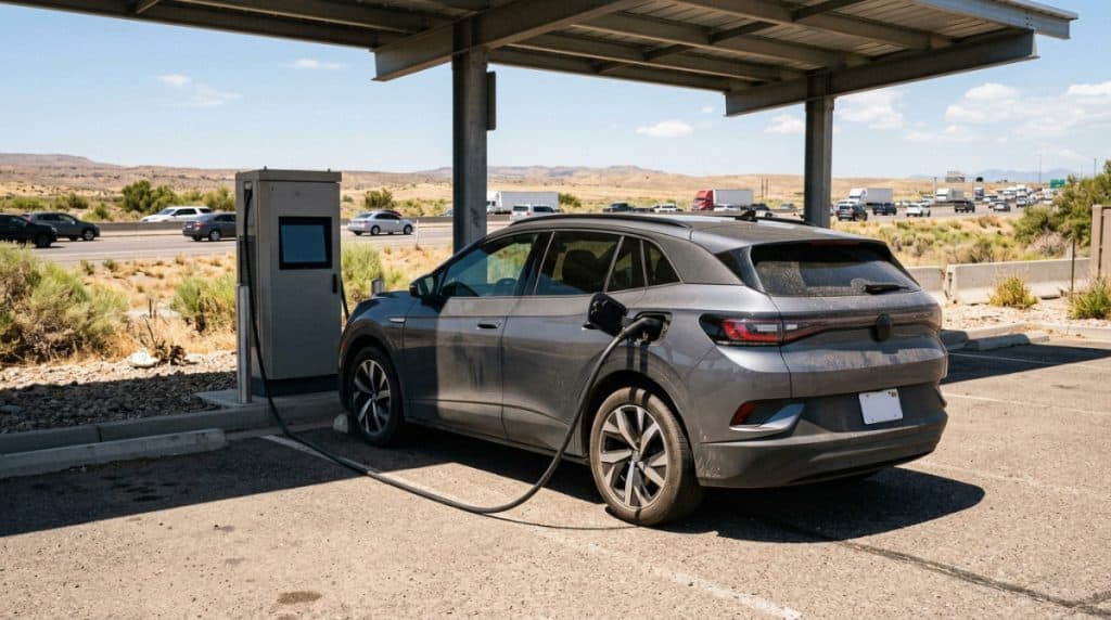 Motor Hills | What Does EV Battery Preconditioning Means? Electric vehicle cooling its battery during hot-weather fast charging